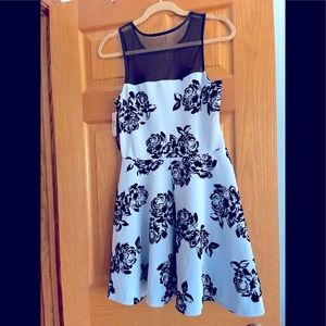 Black and blue Dress